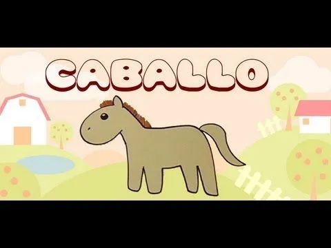 Cómo dibujar un caballo. Dibujos de animales para niños. - YouTube Cómo dibujar un caballo. Dibujos de animales para niños. - YouTube