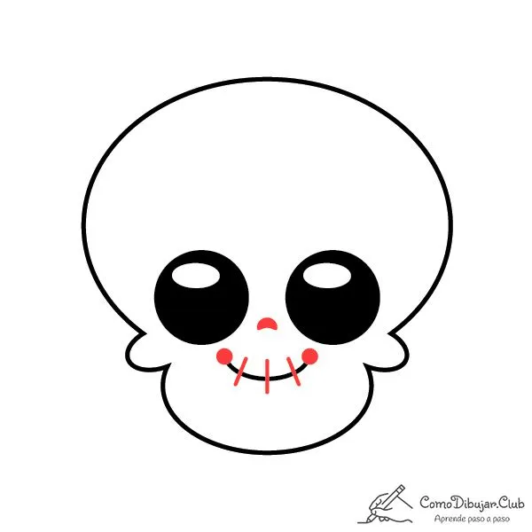 Cómo dibujar una Calavera Kawaii ✍ | COMODIBUJAR.CLUB Cómo dibujar una Calavera Kawaii ✍ | COMODIBUJAR.CLUB