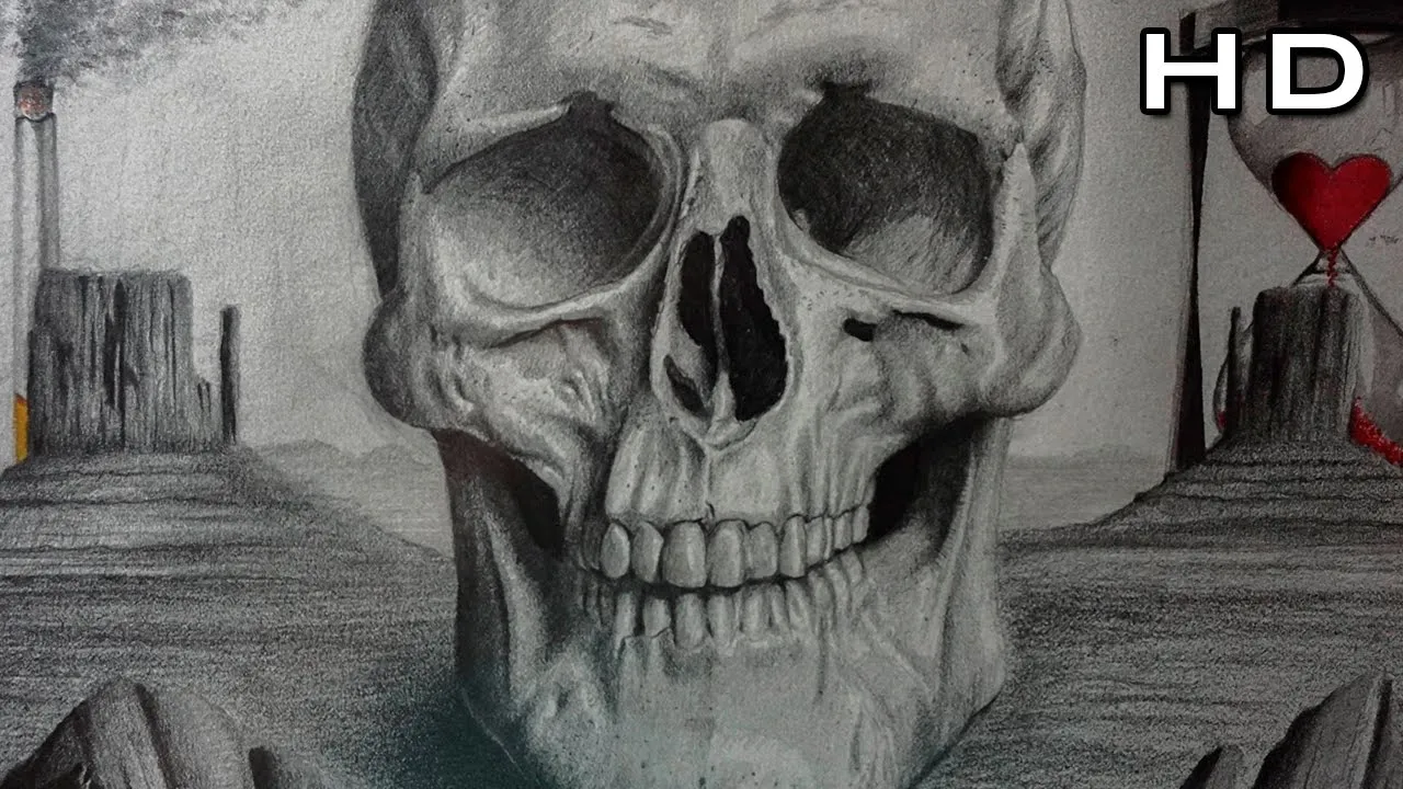 Cómo Dibujar una Calavera Realista a Lápiz Paso a Paso - Cráneo - YouTube Cómo Dibujar una Calavera Realista a Lápiz Paso a Paso - Cráneo - YouTube