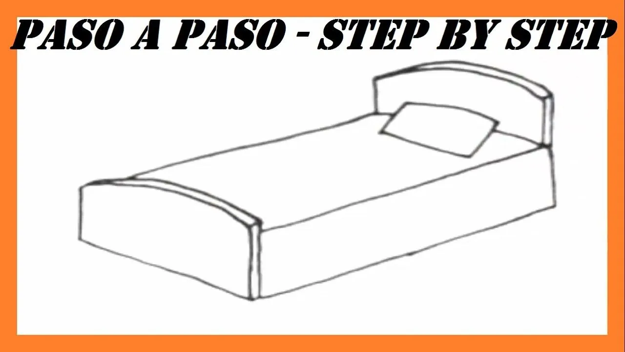 Como dibujar una Cama paso a paso l How to draw a Bed step by step ... Como dibujar una Cama paso a paso l How to draw a Bed step by step ...