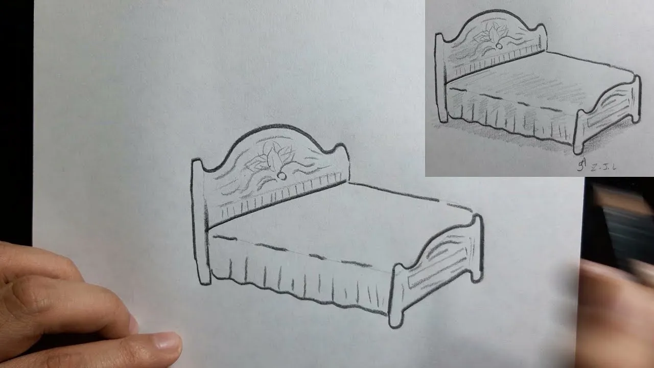 Como dibujar una Cama paso a paso l How to draw a Bed step by step - YouTube Como dibujar una Cama paso a paso l How to draw a Bed step by step - YouTube