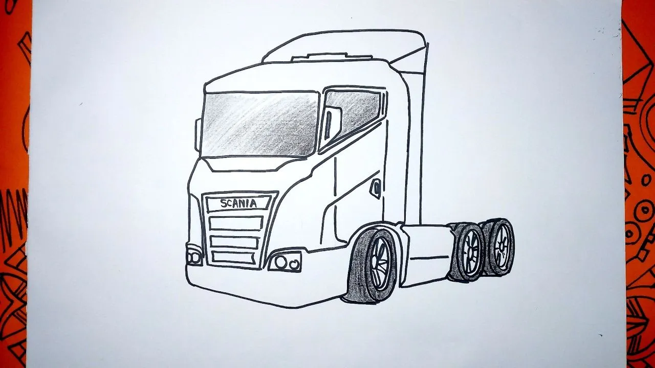 Cómo dibujar un Camión Europa Scania paso a paso - YouTube Cómo dibujar un Camión Europa Scania paso a paso - YouTube