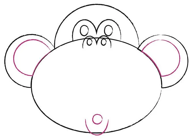 Cómo dibujar una cara de mono de caricatura | Cartoon Monkey ... Cómo dibujar una cara de mono de caricatura | Cartoon Monkey ...