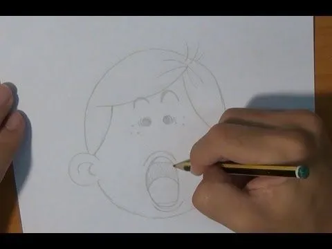 Dibujar una cara sorprendida - Draw a surprised face - YouTube