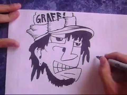 Como dibujar un caracter graffiti paso por paso 2013 - YouTube Como dibujar un caracter graffiti paso por paso 2013 - YouTube
