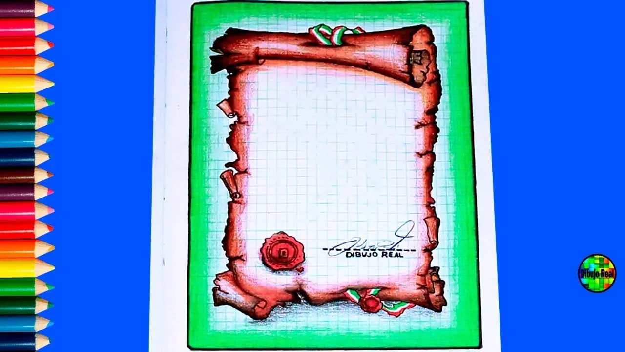 Cómo dibujar una carátula PERGAMINO - YouTube Cómo dibujar una carátula PERGAMINO - YouTube