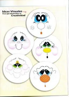 Como dibujar caritas de muñecas - Imagui