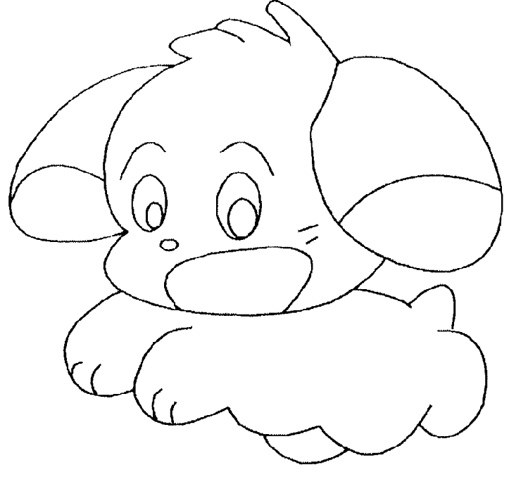 Dibujos de perros. Dibujos infantiles para colorear de perros.