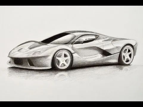 Cómo dibujar un carro: Ferrari - Arte Divierte. - YouTube