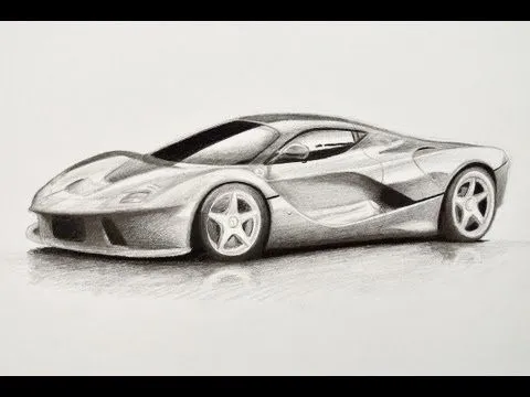 Cómo dibujar un carro: Ferrari - Arte Divierte. - YouTube Cómo dibujar un carro: Ferrari - Arte Divierte. - YouTube