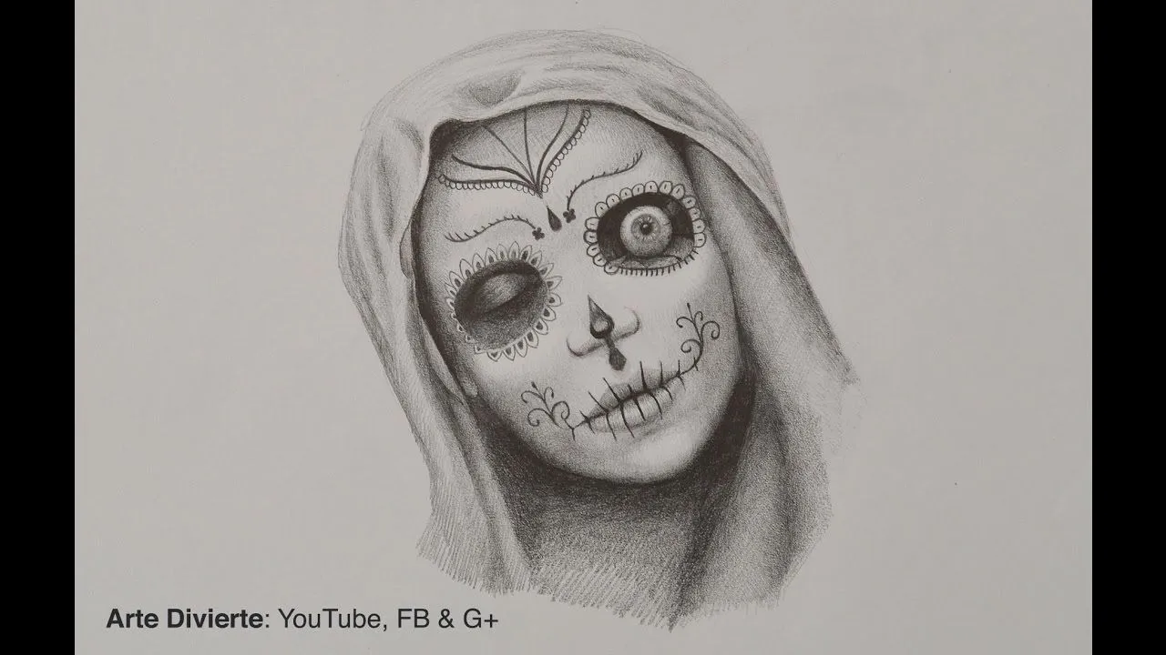 Cómo dibujar una Catrina - Especial de día de muertos - YouTube Cómo dibujar una Catrina - Especial de día de muertos - YouTube