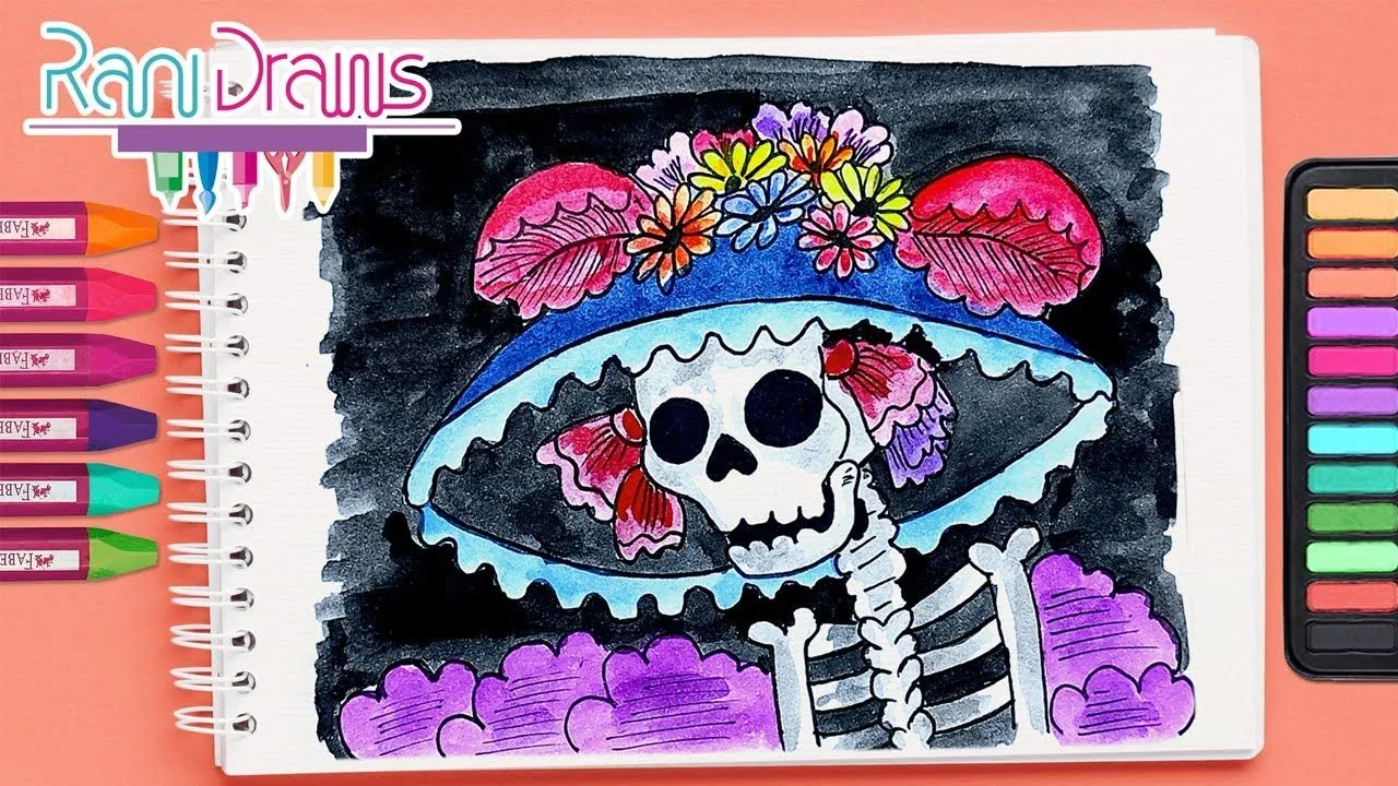 Cómo dibujar a LA CATRINA - ideas de dibujos fáciles - YouTube Cómo dibujar a LA CATRINA - ideas de dibujos fáciles - YouTube