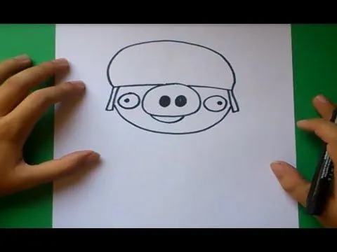 Como dibujar a los cerditos paso a paso 2 - Angry birds | How to ... Como dibujar a los cerditos paso a paso 2 - Angry birds | How to ...