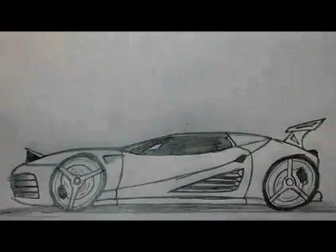 Como dibujar un coche tuning paso a paso - YouTube Como dibujar un coche tuning paso a paso - YouTube