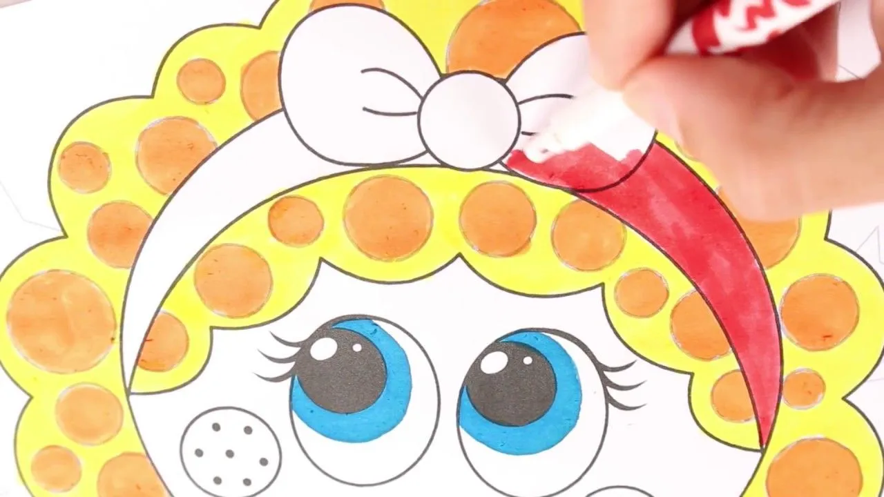 Como dibujar y colorear A CHAMOY 