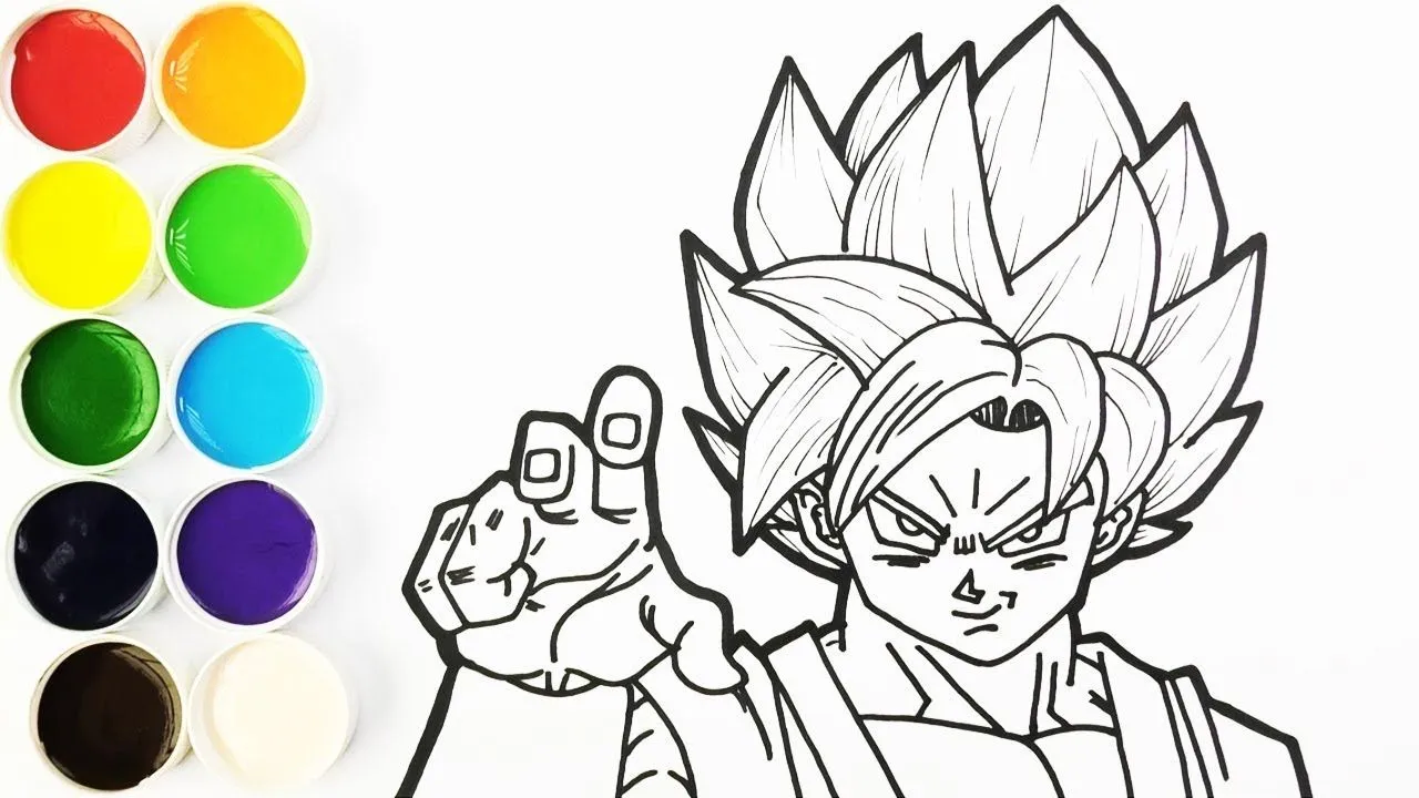 Como Dibujar y Colorear a Goku Super Saiyajin Dios Azul - Dibujos Para Niños / FunKeep - YouTube Como Dibujar y Colorear a Goku Super Saiyajin Dios Azul - Dibujos Para Niños / FunKeep - YouTube