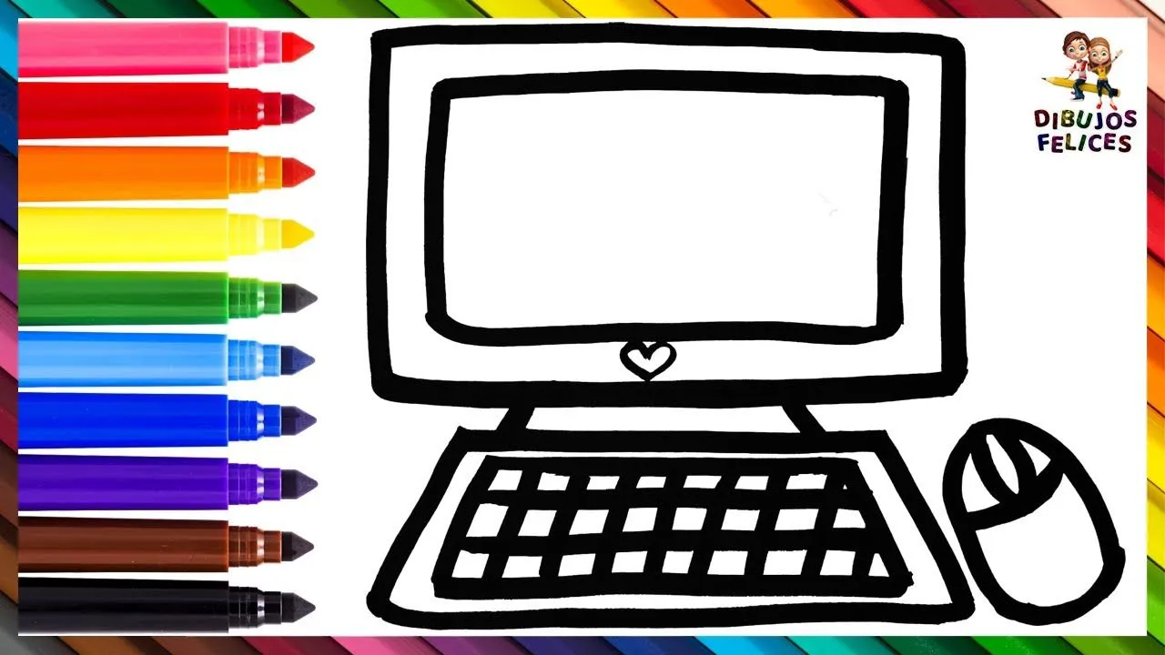 Cómo Dibujar Una Computadora 