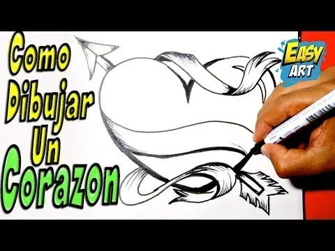 como dibujar un corazon - how to draw heart - como hacer un ... como dibujar un corazon - how to draw heart - como hacer un ...