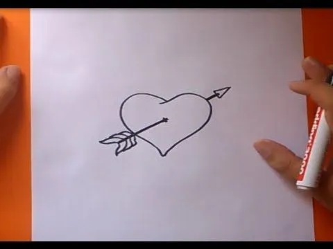 Como dibujar un corazón paso a paso 2 | How to draw a heart 2 ... Como dibujar un corazón paso a paso 2 | How to draw a heart 2 ...