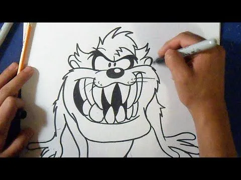 Cómo dibujar al Demonio de tazmania - Taz 3 | How to draw ... Cómo dibujar al Demonio de tazmania - Taz 3 | How to draw ...