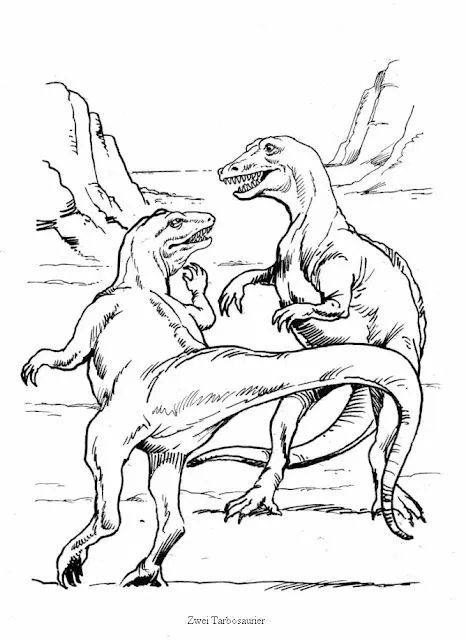 Dibujos de dinosaurios carnivoros para colorear - Imagui