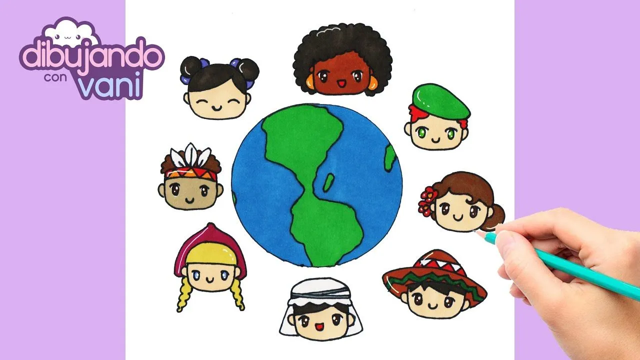 COMO DIBUJAR DIA DE LA DIVERSIDAD CULTURAL KAWAII - DIBUJOS FACILES - DIBUJOS DEL DIA DE LA RAZA - YouTube COMO DIBUJAR DIA DE LA DIVERSIDAD CULTURAL KAWAII - DIBUJOS FACILES - DIBUJOS DEL DIA DE LA RAZA - YouTube