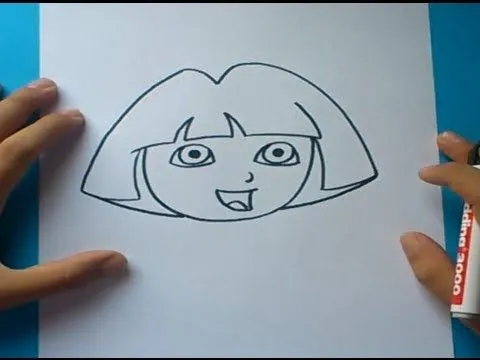 Como dibujar a Dora la exploradora paso a paso -Dora la ... Como dibujar a Dora la exploradora paso a paso -Dora la ...