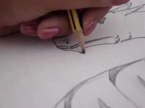 como dibujar un dragón fácil y a mano alzada ;) - YouTube