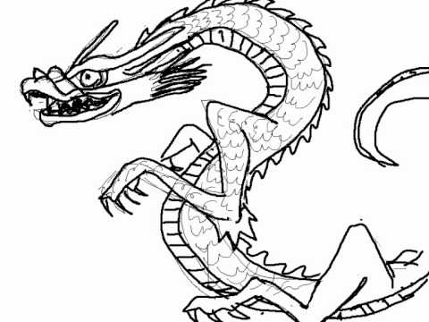 Como dibujar un dragón paso a paso - How to draw a dragon - YouTube