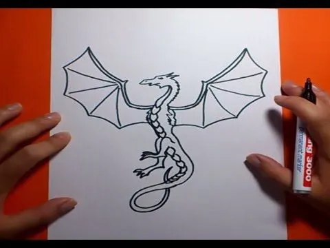 Como dibujar un dragon paso a paso 7 | How to draw one dragon 7 ... Como dibujar un dragon paso a paso 7 | How to draw one dragon 7 ...