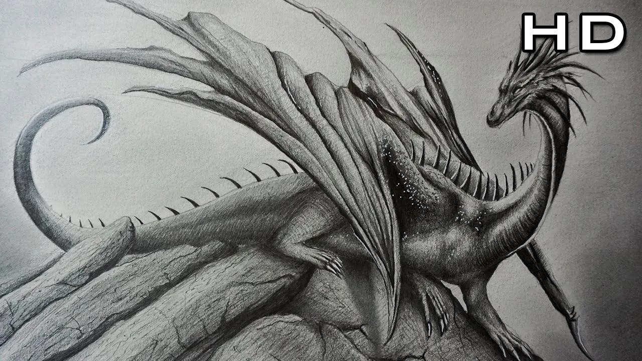 Cómo Dibujar un Dragón Realista a Lápiz Paso a Paso - TUTORIAL ... Cómo Dibujar un Dragón Realista a Lápiz Paso a Paso - TUTORIAL ...