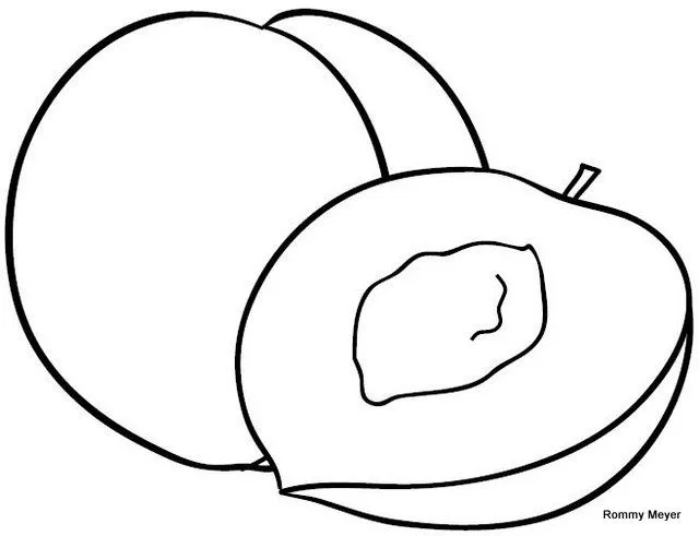 Dibujos de duraznos para colorear - Imagui