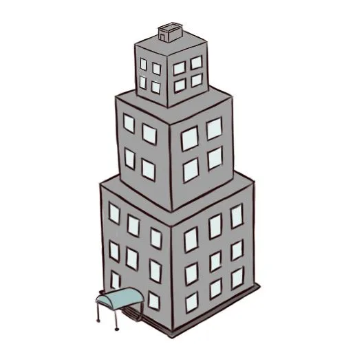Cómo dibujar edificios: 5 pasos (con fotos) - wikiHow Cómo dibujar edificios: 5 pasos (con fotos) - wikiHow