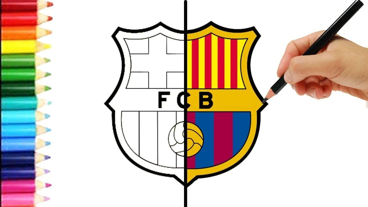 Cómo dibujar El Escudo Del Barca 】 Paso a Paso Muy Fácil 2023 - Dibuja Fácil Cómo dibujar El Escudo Del Barca 】 Paso a Paso Muy Fácil 2023 - Dibuja Fácil