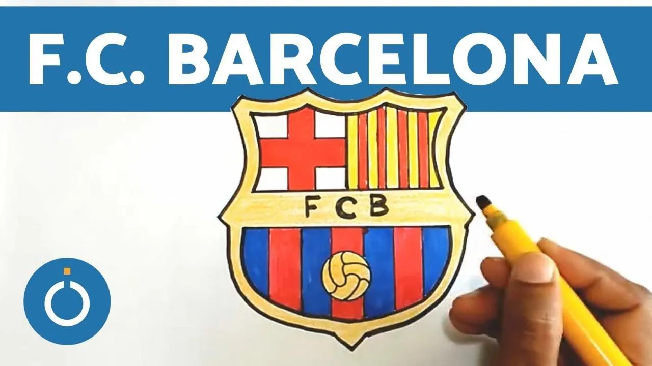 Cómo DIBUJAR el escudo del FC BARCELONA ⚽✏️ (PASO A PASO) - YouTube Cómo DIBUJAR el escudo del FC BARCELONA ⚽✏️ (PASO A PASO) - YouTube
