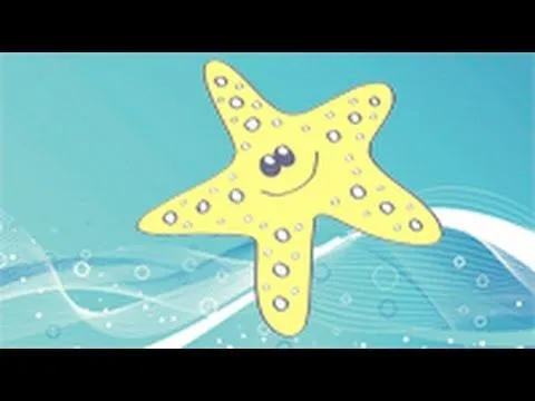 Cómo dibujar una estrella de mar. Dibujos infantiles - YouTube