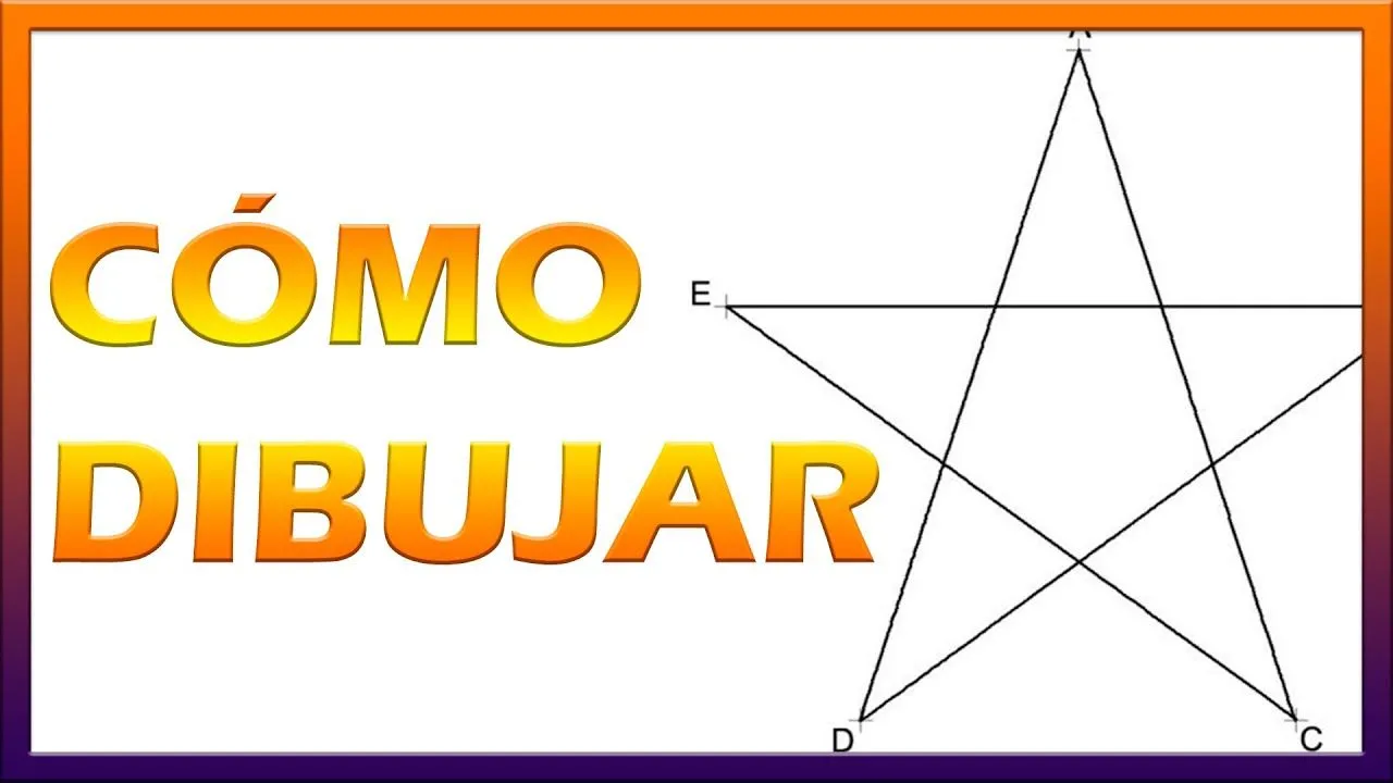 Cómo DIBUJAR una ESTRELLA de 5 PUNTAS? (Técnica Rápida) TRUCO - YouTube