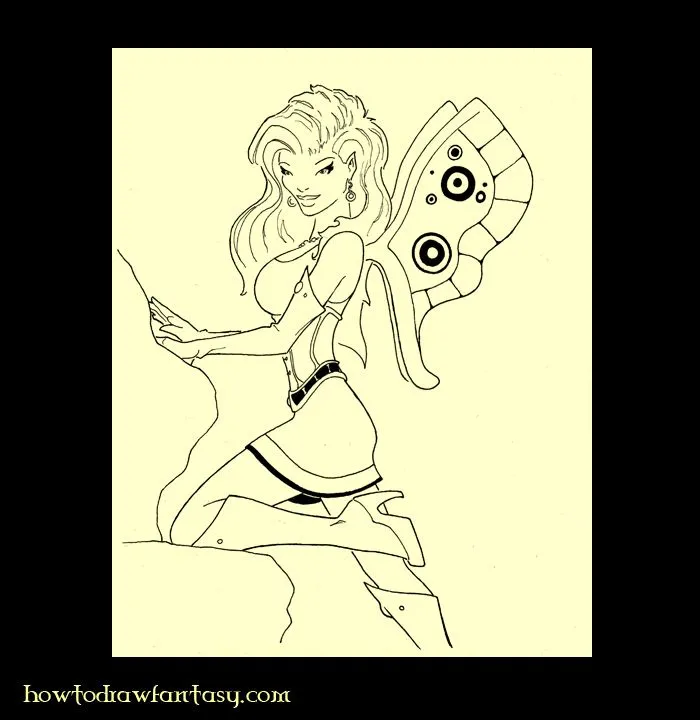 Cómo Dibujar Fantasía: Cómo dibujar una hada Cómo Dibujar Fantasía: Cómo dibujar una hada