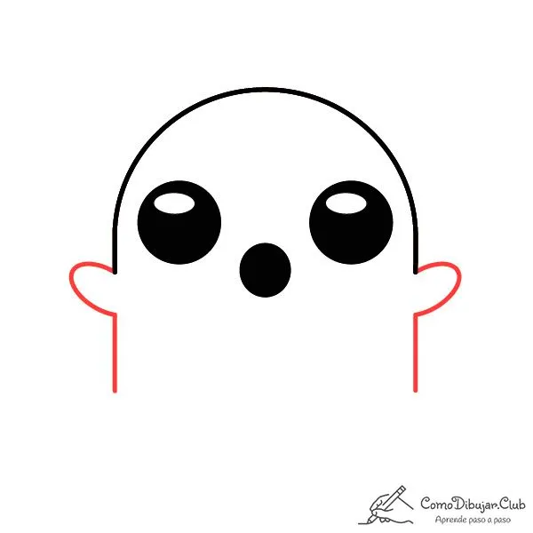 Cómo dibujar un Fantasma Kawaii ✍ | COMODIBUJAR.CLUB Cómo dibujar un Fantasma Kawaii ✍ | COMODIBUJAR.CLUB