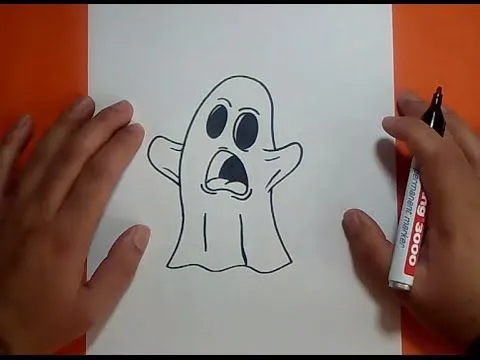 Como dibujar un fantasma paso a paso 9 | How to draw a ghost 9 ... Como dibujar un fantasma paso a paso 9 | How to draw a ghost 9 ...
