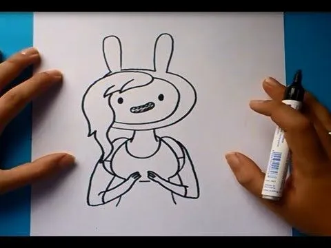 Como dibujar a Fionna paso a paso - Hora de aventuras | How to ... Como dibujar a Fionna paso a paso - Hora de aventuras | How to ...