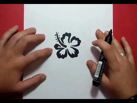 Como dibujar una flor paso a paso 14 | How to draw a flower 14 ...