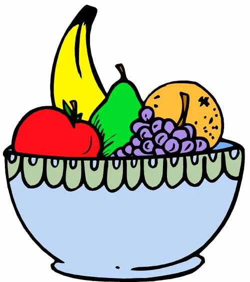 Dibujo a lapiz frutero con frutas - Imagui