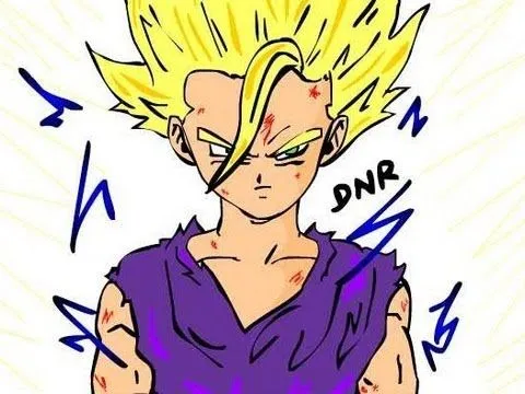 Como dibujar a Gohan SSJ2 / How to draw Gohan SSJ2 - YouTube