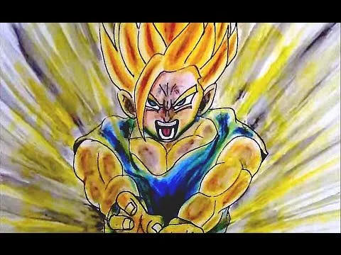 COMO DIBUJAR A GOHAN (SSJ2, TUTORIAL) - YouTube