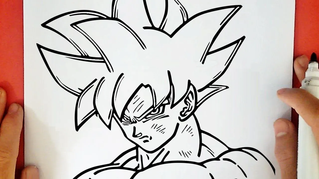 COMO DIBUJAR A GOKU LIMIT BREAKER DE DRAGON BALL SUPER - YouTube