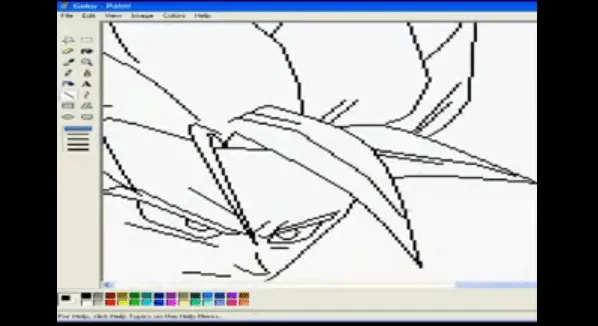 Como dibujar a Goku en Paint | Guias del dia – Tutoriales y guias ... Como dibujar a Goku en Paint | Guias del dia – Tutoriales y guias ...