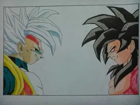 Como dibujar a goku ssj4 | how to draw goku ssj4