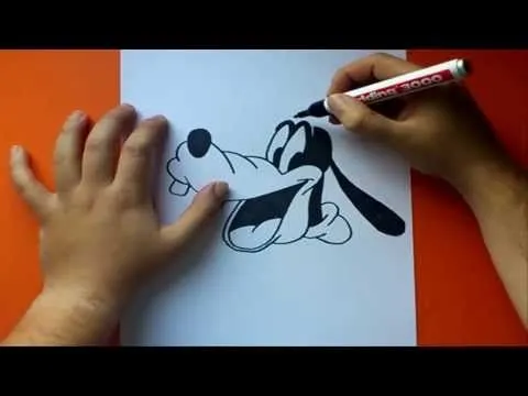 Como dibujar a Goofy paso a paso - Disney - PintayCrea.over-blog.com Como dibujar a Goofy paso a paso - Disney - PintayCrea.over-blog.com