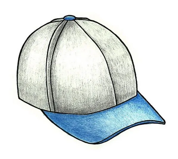 Cómo dibujar una gorra de beisbol: 10 pasos (con fotos)